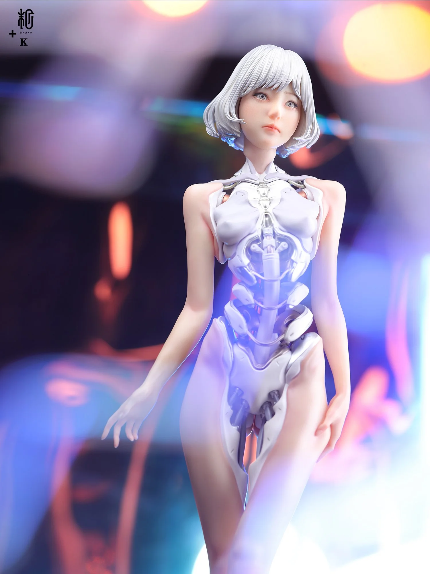 Manas Cyberpunk Android art toy limited edition by MANAS SUM — S+U+M